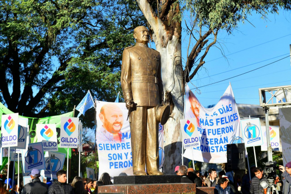 Insfrn encabez el acto homenaje al general Juan Domingo Pern, a 51 aos de su paso a la inmortalidad