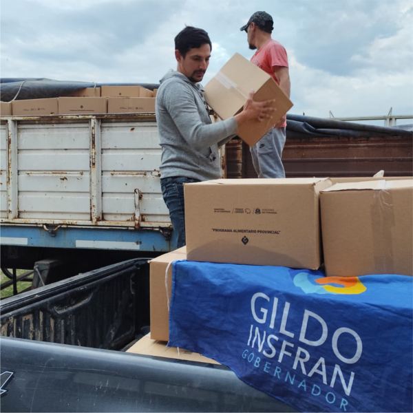 Las Lomitas recibió una nueva partida de cajas alimentarias de la modalidad aborigen