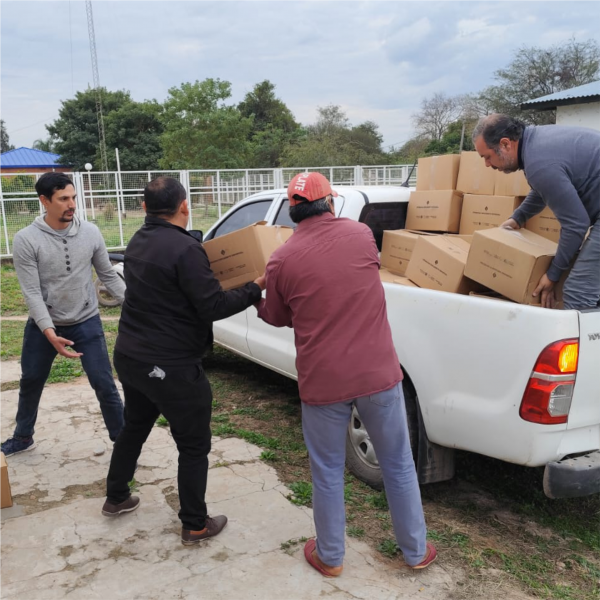 Las Lomitas recibió una nueva partida de cajas alimentarias de la modalidad aborigen