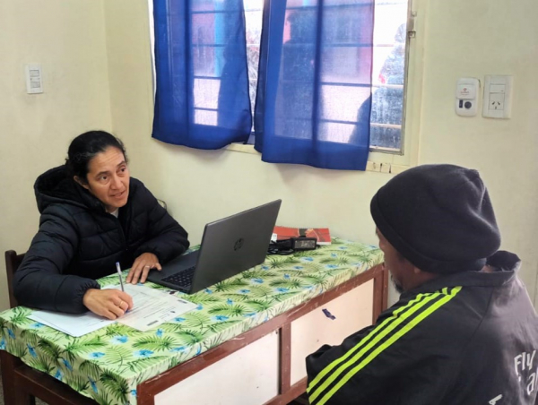 Operativo de asesoramiento y acompañamiento para personas con discapacidad en Las Lomitas