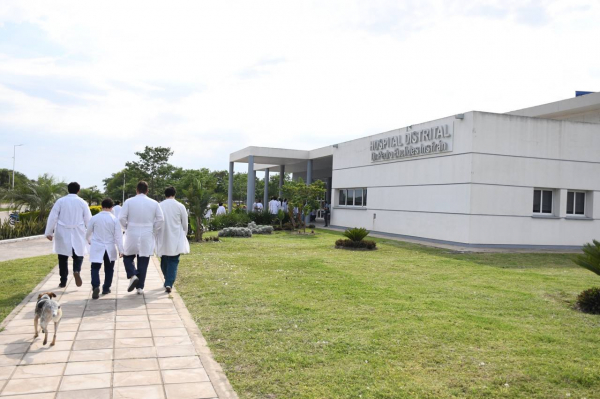 Estudiantes de la UPLaB visitaron el Hospital de Laguna Blanca