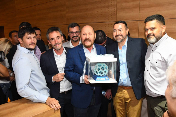 El gobernador Insfr�n encabez� la firma de convenios estrat�gicos con el CFI