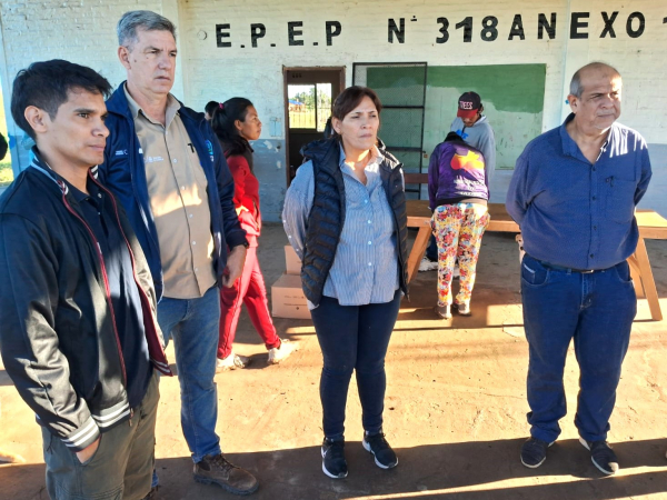 El Gobierno provincial contin�a con la entrega de m�dulos alimentarios a familias abor�genes