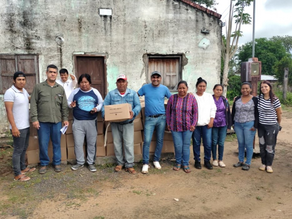 El Gobierno provincial contin�a con la entrega de m�dulos alimentarios a familias abor�genes