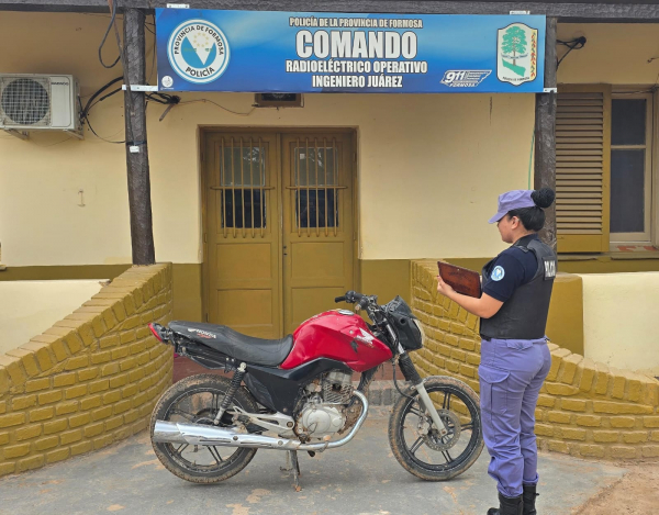 La Policía fortaleció la prevención y recuperó una motocicleta sustraída